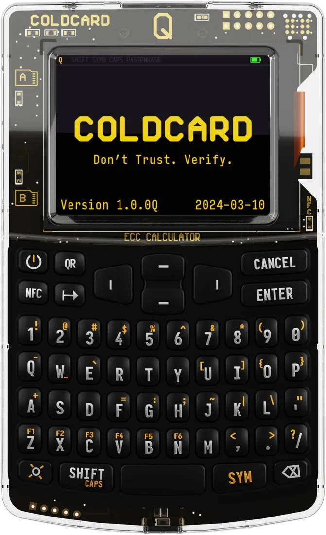 Coldcard Q y MK4
